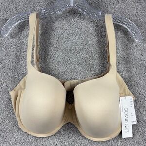 Dominique 3972 Seamless Full Coverage Underwire Bra Nude 44DD/E NEW